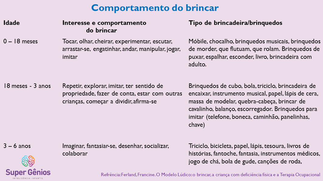 COMPORTAMENTO DO BRINCAR COMPORTAMENTO DO BRINCAR